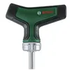 Image de Tournevis a cliquet a embout et poignée en T (36 dents porte-embout magn 1/4 poignée Softgrip)