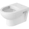 Image de Duravit, Cuvette toilettes + bidet, WC suspendu DuraStyle Basic Rimless blanc