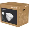 Image de Duravit, Cuvette toilettes + bidet, Ensemble de toilettes suspendues DURASTYLE blanc