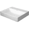 Image de Duravit, Lavabo, Lavabo DURASQUARE o ÜL m HLB geschli 600x470mm o HL weiss (470 mm, 600 mm)