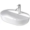 Image de Duravit, Lavabo, Vasque à poser LUV sans vidage avec robinetterie 600x400mm 1 trou robinetterie blanc (400 mm, 600 mm)