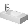 Image de Duravit, Lavabo, Lave-mains VERO AIR o ÜL m HLB 500x250mm 1 HL gauche blanc (250 mm, 500 mm)