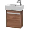 Image de Duravit, Meuble sous-lavabo, Meuble sous-lavabo KETHO 225x450x550mm Ans droite noyer naturel (45 x 225 x 55 cm)