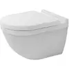 Image de Duravit, Abattant WC, WC suspendu STARCK 3 RIMLESS profond, 360x540mm HygieneGlaze blanc