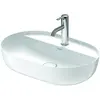 Image de Duravit, Lavabo, Vasque à poser LUV o ÜL m HLB 600x400mm 1 HL blanc satiné (400 mm, 600 mm)