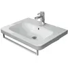Image de Duravit, Porte-serviettes + crochets pour serviettes, Porte-serviettes DURASTYLE 931mm pour lavabo 232010/510/610 chromé