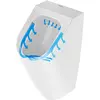 Image de Duravit, Cuvette toilettes + bidet, Urinoir ME by Starck RIMLESS 0,5 l Zul v hint o Fliege f Couvercle blanc