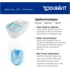Image de Duravit, Abattant WC, Réservoir de chasse DURASTYLE 390x170mm, raccordement en bas à gauche blanc