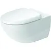 Image de Duravit, Abattant WC, WC suspendu ARCHITEC RIMLESS profond, 365x575mm blanc