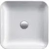 Image de Duravit, Lavabo, Vasque à poser CAPE COD sans robinetterie 430x430mm blanc (430 mm, 430 mm)