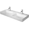 Image de Duravit, Lavabo, Lavabo double DURASQUARE o ÜL m HLB geschli 1200x470mm o HL weiss (470 mm, 1200 mm)