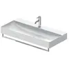 Image de Duravit, Porte-serviettes + crochets pour serviettes, Porte-serviettes DURASQUARE pour lavabo 941mm chromé