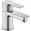 Image de Duravit, Robinetterie de salle de bains, Mitigeur monocommande pour lavabo A.1 S sans vidage à tirette chromé