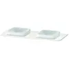 Image de Duravit, Console de lavabo, Happy D.2 Plus Console HP032K, 1300x550 mm, 2 découpes, pour base lavabo HP4943
