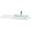 Image de Duravit, Console de lavabo, Happy D.2 Plus Console HP031K, 1300x550 mm, 1 découpe à droite, pour lavabo HP4932, HP4942