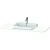 Image de Duravit, Console de lavabo, Happy D.2 Plus Console HP031K, 1300x550 mm, 1 découpe au milieu, pour lavabo base HP4932, H