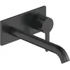 Image de Duravit, Robinetterie de salle de bains, Mitigeur monocommande pour lavabo C.1 encastré, saillie 225mm noir mat