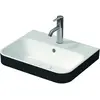 Image de Duravit, Lavabo, Vasque à poser 50 x 40 cm Happy D.2 Plus Anthracite/blanc 2360506100 (400 mm, 500 mm)