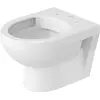 Image de Duravit, Cuvette toilettes + bidet, WC suspendu DURASTYLE RIMLESS profond, 365x480mm blanc
