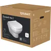Image de Duravit, Cuvette toilettes + bidet, Combiné WC suspendu DURASTYLE profond, 365x480mm blanc