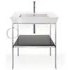 Image de Duravit, Lavabo, Meuble vasque WHITE TULIP avec lavabo et robinetterie 1 trou 750x490mm blanc (490 mm, 750 mm)