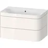 Image de Duravit, Ensemble de meubles de salle de bain, Happy D.2 Plus c-bonded Set suspendu, 775x490mm, 2 tiroirs, sans trou pour robinetterie