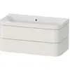 Image de Duravit, Ensemble de meubles de salle de bain, Happy D.2 Plus c-bonded Set suspendu, 975x490mm, 2 tiroirs, sans trou pour robinetterie