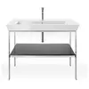 Image de Duravit, Lavabo, Lavabo pour meuble WHITE TULIP avec lavabo et robinetterie 1 trou 1050x490mm blanc (490 mm, 1050 mm)