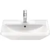 Image de Duravit, Lavabo, Lavabo D-NEO avec meuble vasque avec robinetterie 1 trou 600x440mm blanc (440 mm, 600 mm)