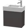 Image de Duravit, Meuble sous-lavabo, L-Cube Meuble sous-lavabo suspendu, 1 porte, charnière à droite, 480x400x240mm, LC6246R8080 (48 x 24 x 40 cm)
