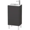 Image de Duravit, Meuble sous-lavabo, L-Cube Meuble sous-lavabo vertical, 1 porte, charnière à gauche, 420x704x294mm, LC6273L8080 (42 x 29.40 x 70.40 cm)