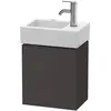 Image de Duravit, Meuble sous-lavabo, L-Cube Meuble sous-lavabo suspendu, 1 porte, charnière à droite, 364x400x241mm, LC6293R8080 (36.40 x 24.10 x 40 cm)