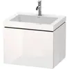 Image de Duravit, Ensemble de meubles de salle de bain, L-Cube c-bonded Ensemble suspendu, 1 tiroir, sans trop-plein, 1 trou pour robinet, 600x500x480mm