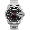 Image de Diesel, Montre, Mega Chief, Argent, (Chronographe, Horloge analogique, 51 mm)