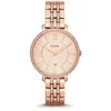 Image de Fossil - Montre Jacqueline à trois aiguilles en acier inoxydable ton or rose pour femme, ES3546