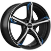 Image de Jante Alu Ronal R62 Blue - 18 Pouces - Jetblack-matt-frontkopiert