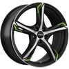 Image de Jante Alu Ronal R62 Green - 19 Pouces - Jetblack-matt-frontkopiert