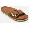 Image de Madrid Big Buckle Leather Oiled - Narrow par Birkenstock Marron 37 Femme