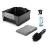 Image de Kit vélo - Accessoire associé au nettoyeur mobile OC3 - Chiffon microfibre, une brosse universelle et un détergent vélo
