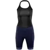 Image de Cube Bike, Femmes, Pantalon de cyclisme, Road/XC Artline - Cuissard à bretelles pour femme avec rembourrage   L (L), Bleu