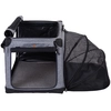 Image de Niche pliable Pet Home - taille M : L 50,5 x P 76 x H 48 cm - gris, pour chien et chat