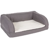 Image de Canapé orthopédique gris M: L 90 x l 60 x H 30 cm - pour chien