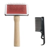 Image de Brosse et peigne de nettoyage pour chien et chat - L 12 x l 5,5 cm