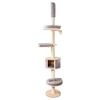 Image de Arbre à chat Natural Paradise fixation plafond XL gris clair