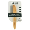 Image de Peigne en bambou avec dents rotatives kooa pour chien - L 21,5 x l 5,5 cm