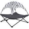 Image de Lit de camp TIAKI Sun Stripes pour chien - L 80 x l 80 x H 30 cm