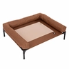 Image de Canapé TIAKI Sun Cream pour chien - taille L : L 91 x l 76 x H 18 cm (crème / brun)