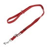 Image de Harnais TIAKI Néoprène, rouge pour chien - laisse assortie : L 200 cm, l 20 mm