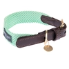 Image de Collier Nomad Tales Bloom menthe, pour chien - taille S : tour de cou 36 - 40 cm, l 25 mm