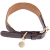 Image de Collier Nomad Tales Bloom, caramel pour chien - taille S : tour de cou 36 - 40 cm, l 25 mm